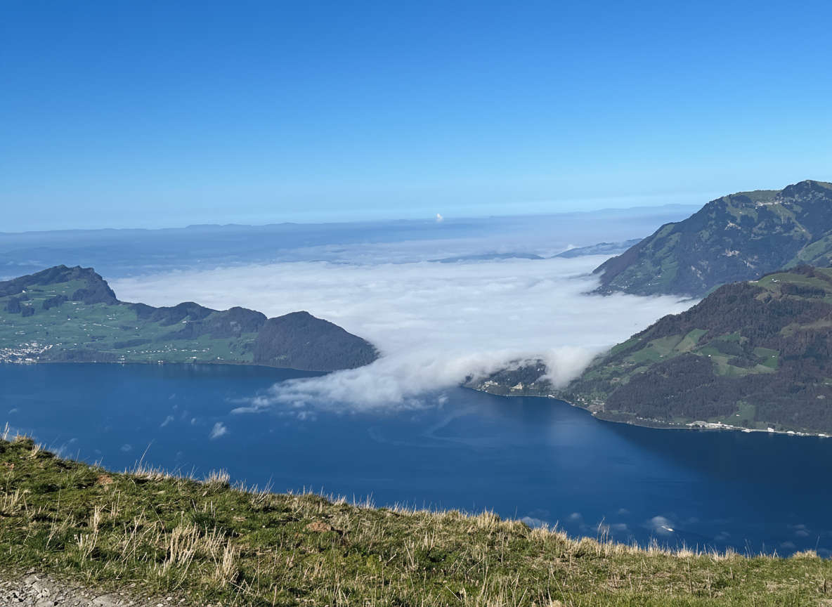 Das vorhandene Bild von der Höhe her beschneiden, unten den Bereich mit Gras entfernen und oben ein Stück des Himmels wegnehmen, sodass das Hauptmotiv im Zentrum bleibt.